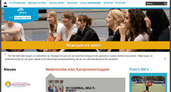 Desktop Screenshot of platformbewegenensport.nl